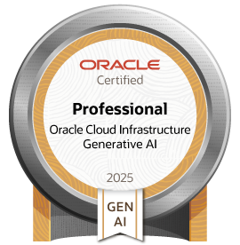 Oracle Certified Professional: Oracle Cloud Infrastructure Generative AI
